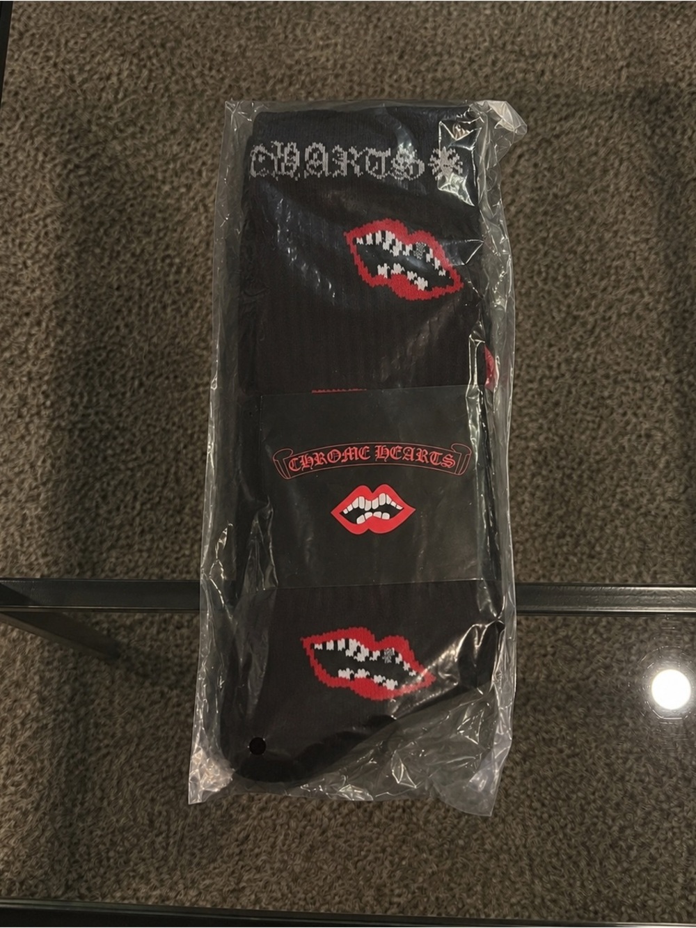 Chrome Men's Black Socks